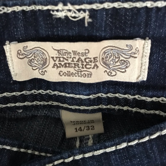 Vintage America Bermuda Denim Shorts - Picture 3 of 5